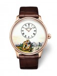 Swiss Red Gold Pinter Copy Jaquet Droz Petite Heure Minute Tiger Watches For Sale