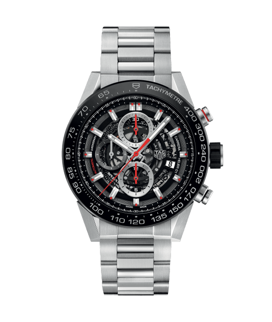 red second hand copy TAG Heuer Carrera Heuer 01 Chronograph
