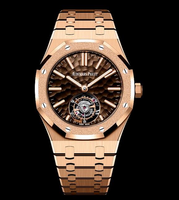 Audemars Piguet Quietly Releases A Pair Of Royal Oak Flying Tourbillon Fake Watches Online For Canada With New ‘Dimpled’ Dial